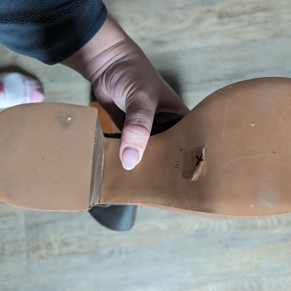 Free People x Jeffrey Campbell Black Mexique Mid Calf Brown Platform Heel Boots - Picture 7 of 8